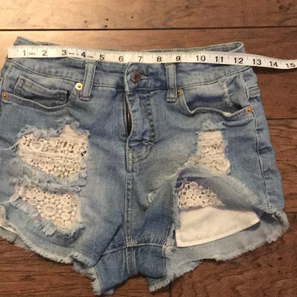 💐4 for $25💐Mossimo destroyed lace shorts 2/26 - Picture 6 of 6